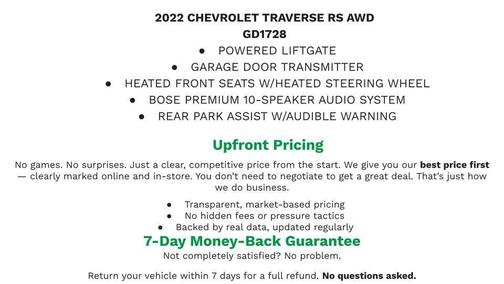 2022 Chevrolet Traverse RS