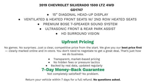 Black 2019 Chevrolet Silverado 1500 LTZ