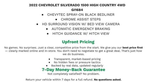 2022 Chevrolet Silverado 1500 High Country