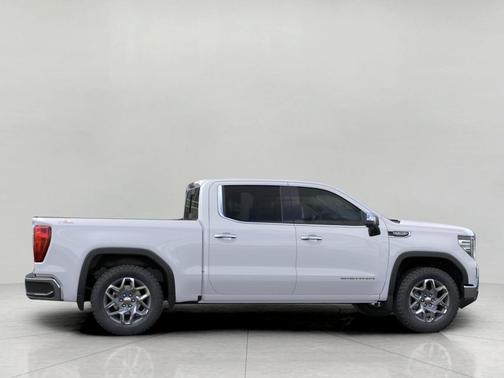 Glacier White Tricoat 2026 GMC Sierra 1500 SLT