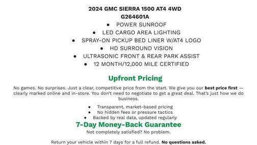 Dynamic Blue Metallic 2024 GMC Sierra 1500 AT4