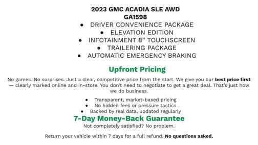 2023 GMC Acadia AWD SLE