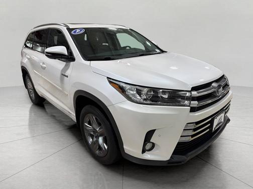 Blizzard Pearl 2017 Toyota Highlander Hybrid Limited