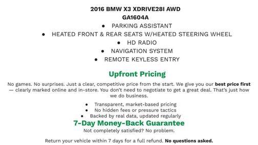 2016 BMW X3 xDrive28i