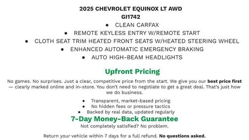Mosaic Black Metallic 2025 Chevrolet Equinox 1LT