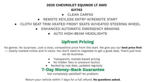 Mosaic Black Metallic 2025 Chevrolet Equinox 1LT