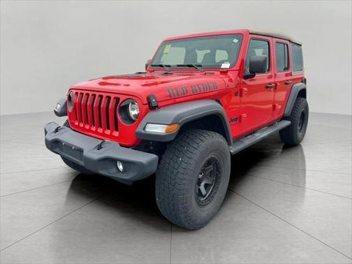 2020 Jeep Wrangler Unlimited Black and Tan 4X4