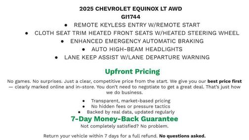 Mosaic Black Metallic 2025 Chevrolet Equinox 1LT