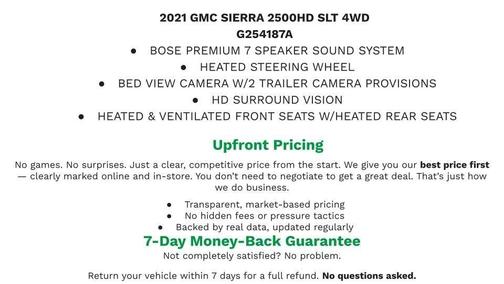 2021 GMC Sierra 2500 SLT