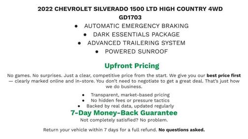 2022 Chevrolet Silverado 1500 High Country