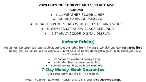 Sterling Gray Metallic 2023 Chevrolet Silverado 1500 RST