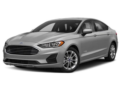 WHITE 2019 Ford Fusion Hybrid SE