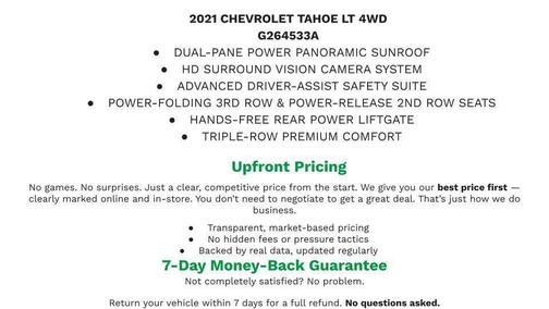 Summit White 2021 Chevrolet Tahoe LT