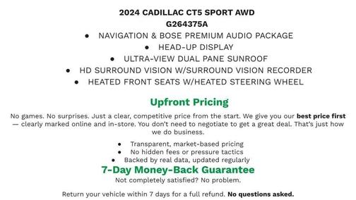 2024 Cadillac CT5 Sport
