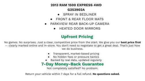 2013 RAM 1500 Tradesman/Express