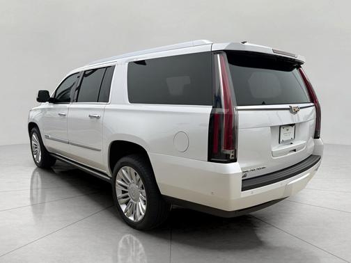 Crystal White Tricoat 2019 Cadillac Escalade ESV Platinum