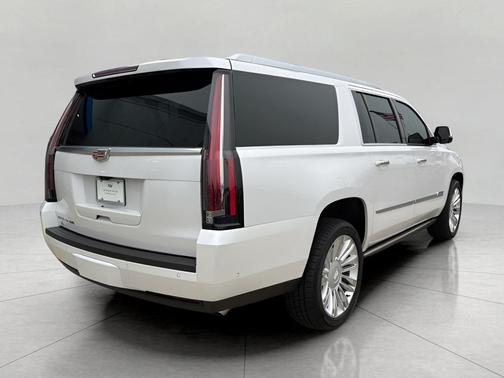 Crystal White Tricoat 2019 Cadillac Escalade ESV Platinum