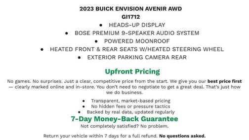2023 Buick Envision Avenir AWD