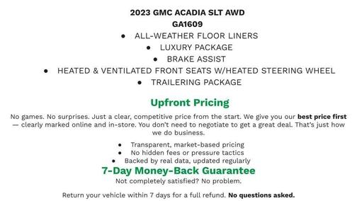 2023 GMC Acadia AWD SLT