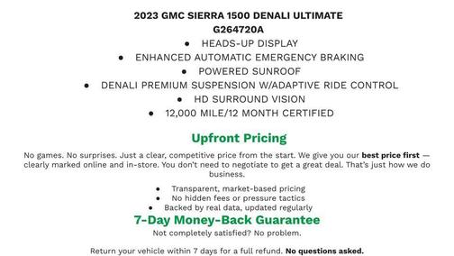 Onyx Black 2023 GMC Sierra 1500 Denali Ultimate