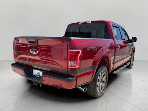 RED 2016 Ford F-150 XLT