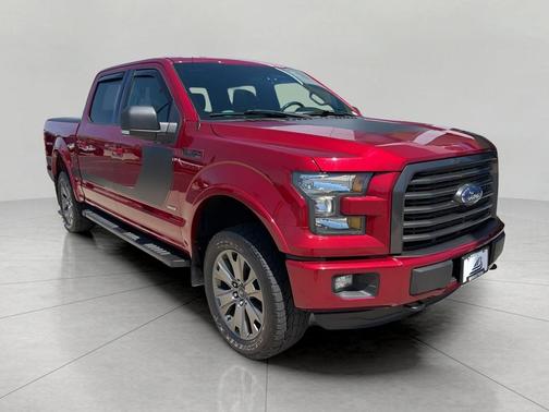 RED 2016 Ford F-150 XLT
