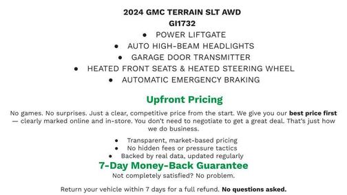 Summit White 2024 GMC Terrain SLT