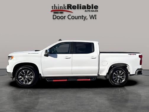 Summit White 2022 Chevrolet Silverado 1500 LT