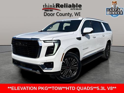 Summit White 2025 GMC Yukon XL Elevation 4WD