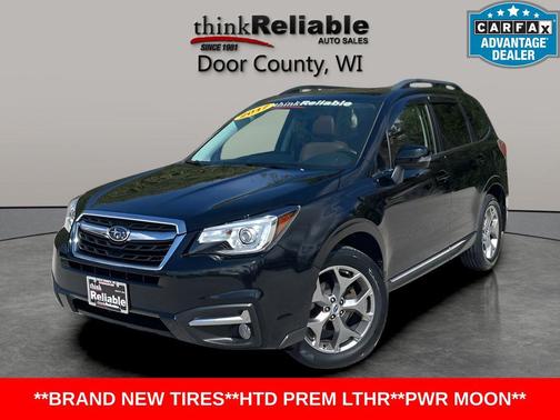 Crystal Black Silica 2017 Subaru Forester 2.5i Touring
