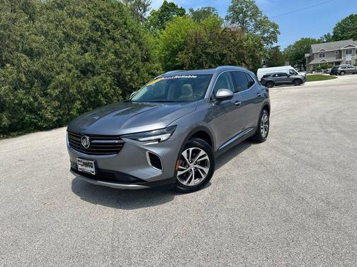 Satin Steel Metallic 2022 Buick Envision AWD Essence