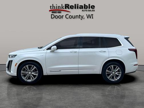 Crystal White Tricoat 2024 Cadillac XT6 Premium Luxury AWD