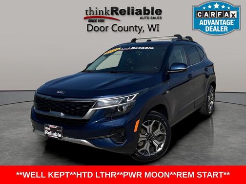 Dark Ocean Blue 2021 Kia Seltos EX