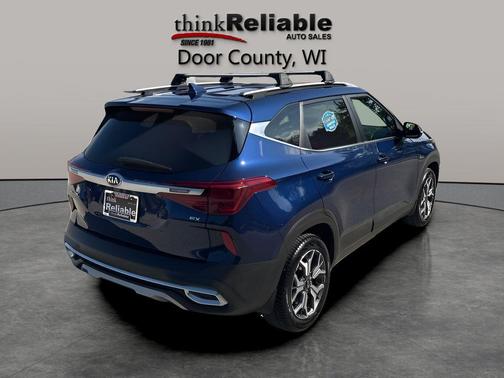 Dark Ocean Blue 2021 Kia Seltos EX