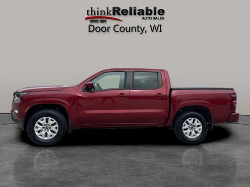 Cardinal Red Tricoat 2022 Nissan Frontier SV