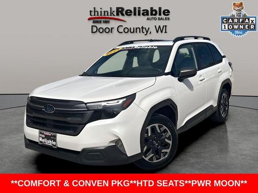 Crystal White Pearl 2025 Subaru Forester Premium
