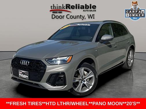 Gray 2025 Audi Q5 45 S line Premium