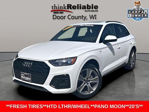 Arkona White 2025 Audi Q5 45 S line Premium
