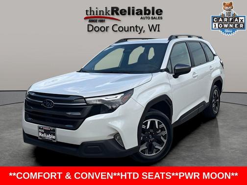 Crystal White Pearl 2025 Subaru Forester Premium