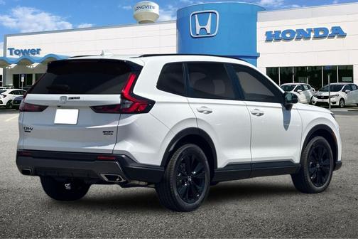 Platinum White Pearl 2026 Honda CR-V Hybrid Sport Touring AWD