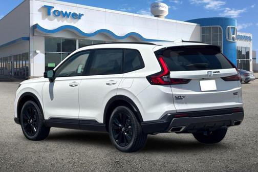 Platinum White Pearl 2026 Honda CR-V Hybrid Sport Touring AWD