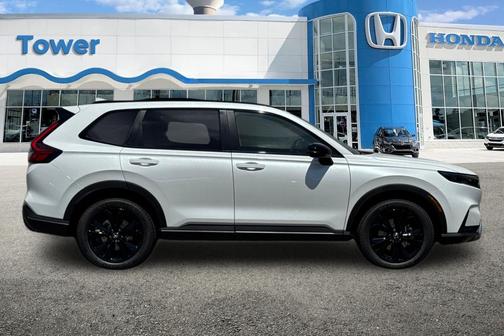 Platinum White Pearl 2026 Honda CR-V Hybrid Sport Touring AWD