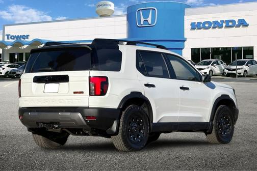 Platinum White Pearl 2026 Honda Passport AWD TrailSport Blackout