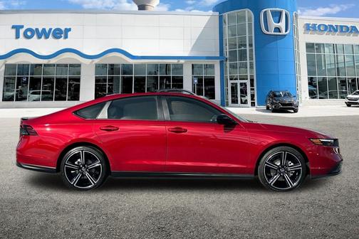Radiant Red Metallic 2026 Honda Accord Hybrid Sport