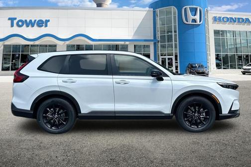Platinum White Pearl 2026 Honda CR-V Hybrid Sport-L FWD