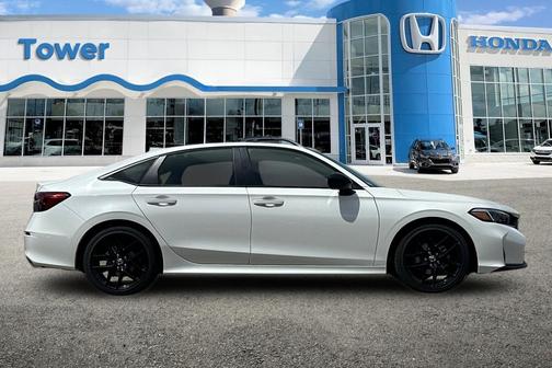 Platinum White Pearl 2026 Honda Civic Sport