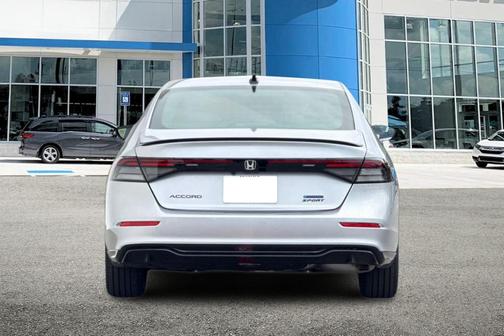 Solar Silver Metallic 2026 Honda Accord Hybrid Sport-L