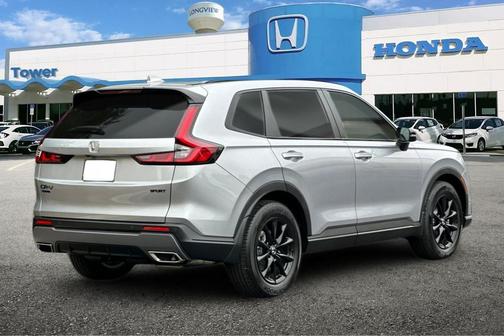 Solar Silver Metallic 2026 Honda CR-V Hybrid Sport-L FWD