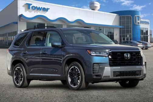 Smoke Blue Pearl 2026 Honda Pilot Touring 8-Passenger