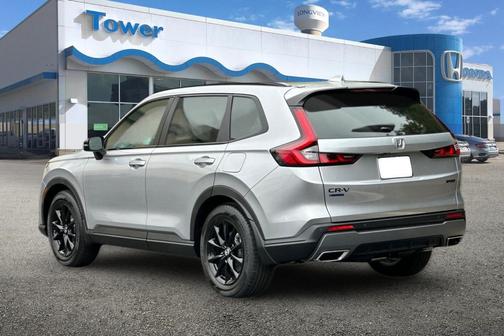 Solar Silver Metallic 2026 Honda CR-V Hybrid Sport-L FWD